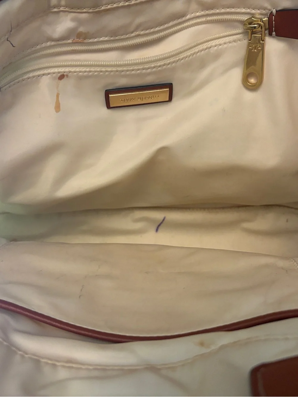 Tory Burch Ella Tote. Nylon Bird Theme. Callout